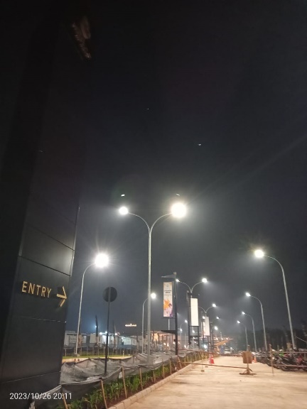 Instalasi PJU Grand Outlet Mall