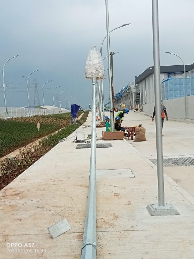 Instalasi PJU Grand Outlet Mall