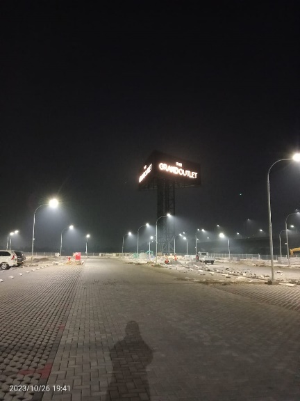 Instalasi PJU Grand Outlet Mall