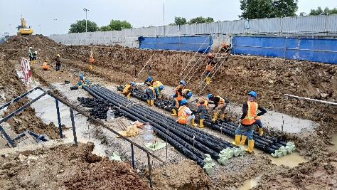 Underground-Instalasi HDPE