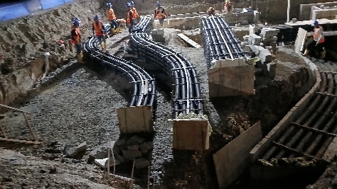 Underground-Instalasi HDPE