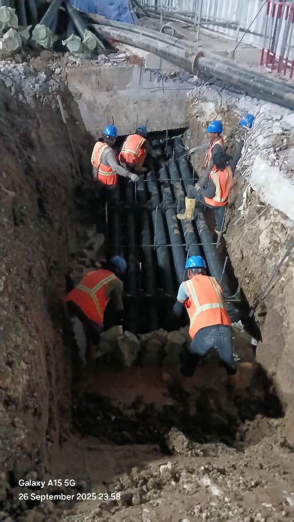 Underground-Instalasi HDPE