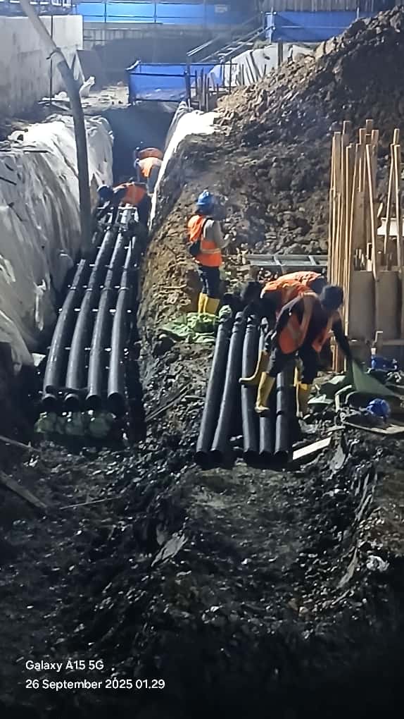 Underground-Instalasi HDPE